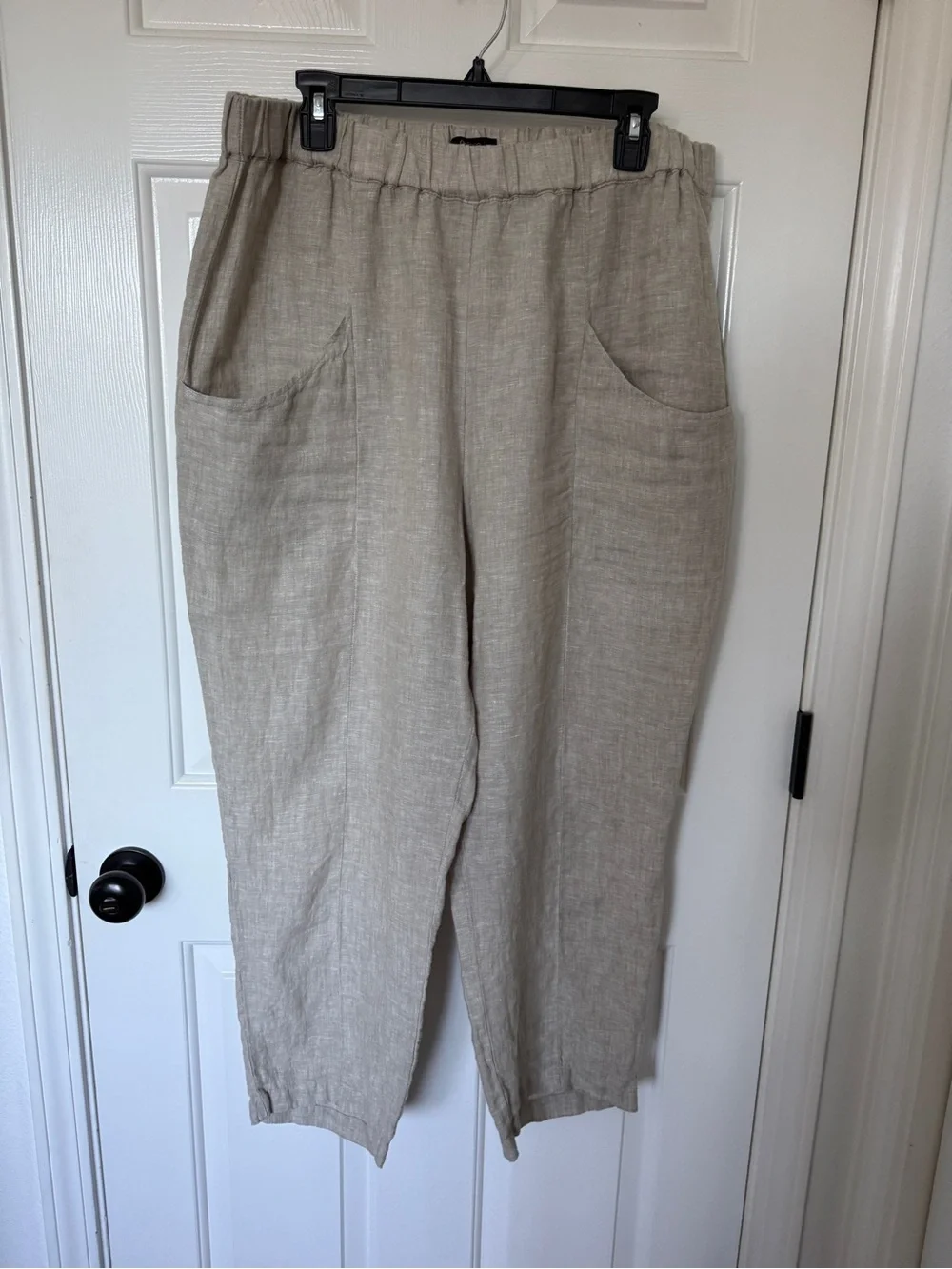 Quince 100% European Linen Tapered Ankle Pants XL - Picture 5 of 5